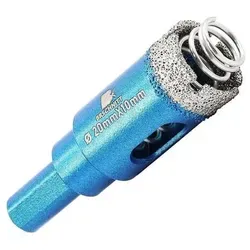 Diamant Fliesenbohrer Set 20mm für Keramik und Granit - Präzises Diamant Fliesenbohrer Set 20mm für saubere Bohrungen in Keramik, Granit und Marmor. Hohe Robustheit und vielseitige Kompatibilität machen es zum idealen Werkzeug für professionelle Fliesenarbeiten.