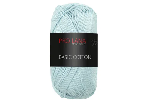 Pro Lana Pro Lana BASIC COTTON Baumwollgarn 50 g Häkelwolle, 125 m (Perfektes Baumwoll-Garn für leichte Pullover, Mützen und Accessoires), 50 g