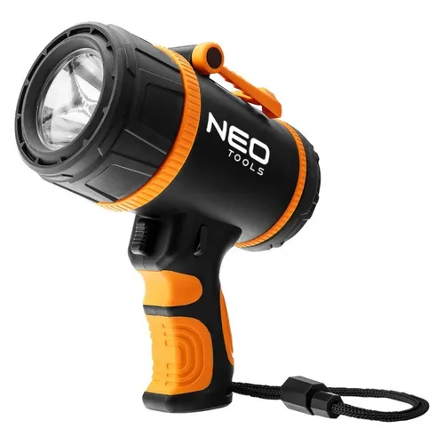 NEO TOOLS Hellste LED Taschenlampe 1000 lm - Taschenlampen für jede Situation: Extrem hell, aufladbar mit 4400 mAh Akku, ideal für Werkstatt, Camping und Notfälle. Wasser- und staubgeschützt (IP44) für maximale Zuverlässigkeit.