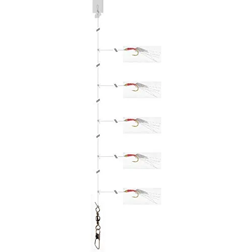 DAIWA GRANDWAVE Herings-Vorfach Pink-Glow 135cm 16517-236 in pink von DAIWA