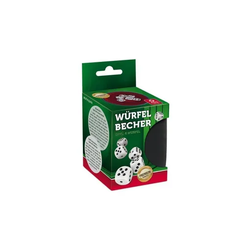 - Premium Würfelbecher mit 6 Würfeln in Faltschachtel, ab... 22506645