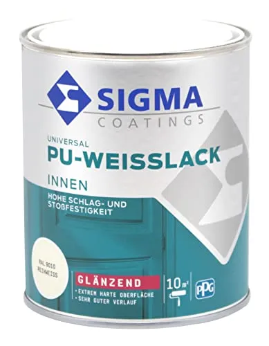 Sigma PU Weisslack innen weiss gl??nzend (0,75 Liter)
