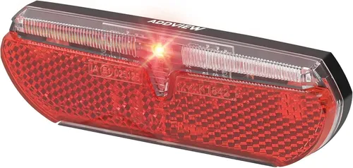E-Bike Gepäckträger LED Fahrrad Rücklicht StVZO Fahrradbeleuchtung 80mm 6-48V DC