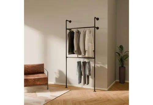 pamo. design Kleiderständer KIM DOUBLE in schwarz von pamo. design