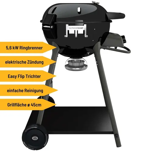 Gaskugelgrill Kensington 480 G, schwarz von Outdoorchef