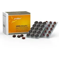 proSan VASAL-Komplex 120 Kapseln | Förderung der Arterienelastizität mit 200 mg Kakao-Flavanolen - Multivitaminpräparate & Mineralien: Unterstützt die Elastizität der Blutgefäße und eine gesunde Durchblutung mit wissenschaftlich belegten Kakao-Flavanolen. Hergestellt in Deutschland nach höchsten Qualitätsstandards.