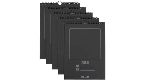 Betzold Bastelkalender, Farbe: schwarz, Setgröße: 5 Stück