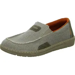 Rieker Herren Halbschuhe 08651 - Hellbeige Slipper mit Elastikeinsatz, ultraleichter Sohle und herausnehmbarer Einlegesohle für modischen Komfort und Bewegungsfreiheit.