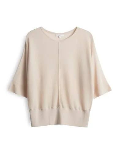 OPUS Damen Pullover PERONIKA | Feinstrick mit Fledermausärmeln in Natural Glaze - Pullover für Damen, stilvoller Feinstrickpullover mit lässiger Passform und hochwertigem Material für angenehmen Tragekomfort.