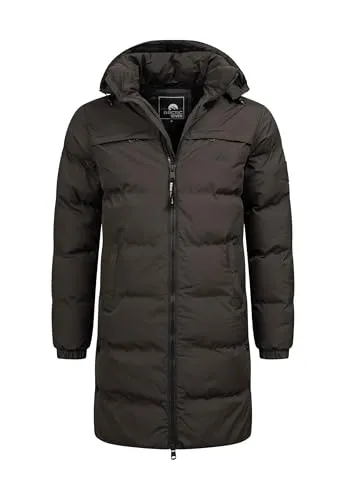 Arctic Seven Herren Winterjacke - Wasserabweisend, Windabweisend, abnehmbare Kapuze (S-3XL) - Funktionsjacke mit abnehmbarer Kapuze, wasser- und windabweisend, ideal für kalte Wintertage. Komfortables Fleece-Innenfutter und zahlreiche Taschen für optimalen Schutz und Funktionalität.