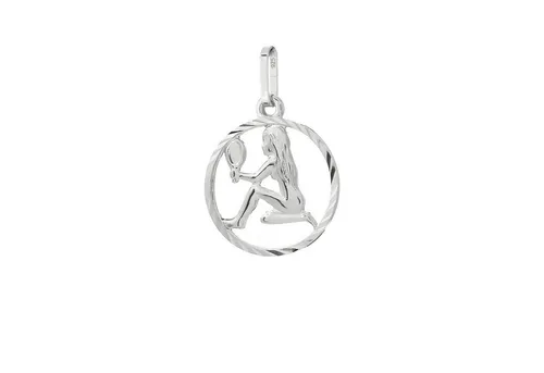 NKlaus Sternzeichenanhänger Jungfrau Sternzeichen 925er Sterlingsilber 15mm Ke