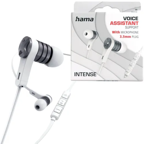 Hama Intense In-Ear weiß in silber von Hama
