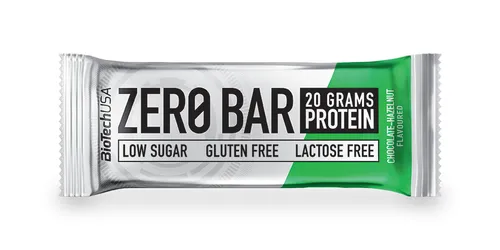 BioTech Zero Bar - Proteinriegel ohne Zuckerzusatz - Proteinriegel ohne Zuckerzusatz, laktose- und glutenfrei, ideal für aktive Menschen, die Wert auf gesunde Ernährung legen. Enthält hochwertiges Whey Protein Isolate für optimale Muskelunterstützung.