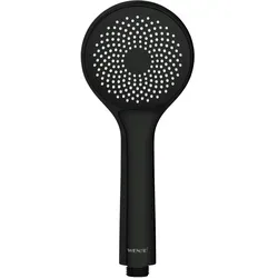 WENKO Duschkopf Watersaving Schwarz matt