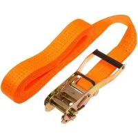 Conacord Zurrgurt 50 mm x 8 m mit Ratsche – orange - Spanngurte & Zurrösen, besonders robust und ideal für sicheres Transportieren von schweren Lasten.