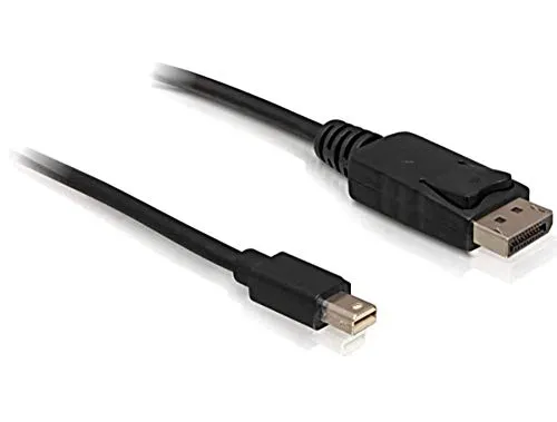 Delock Kabel Mini DisplayPort 1.2 Stecker > DisplayPort Stecker 4K 60 Hz 1,0 m