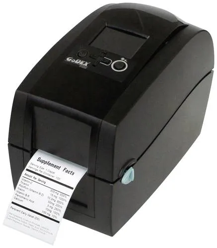 Godex RT230i Etikettendrucker Thermotransfer, Thermodirekt 300 x 300 dpi Etikettenbreite (max.): 60mm USB, RS-232, LAN