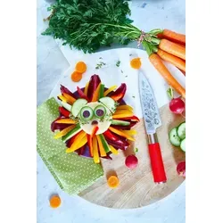 Produktbild F. DICK Kochmesser für Kinder Little Chef, Red Spirit