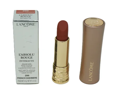 Lancôme L'Absolu Rouge Intimatte 299 French Cashmere - Lippenstift mit cremiger Textur und mattem Effekt, bietet langanhaltende Farbe und pflegt die Lippen für ein perfektes Make-up.