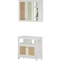 Produktbild Vicco Badmöbel-Set Rosario, 2-teiliges Badezimmerschrank-Set in Weiß