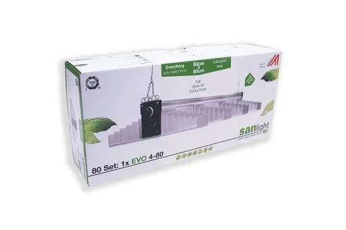 SANlight EVO LED Set 80 - 265W für 80x80cm - Sonstige Leuchtmittel für effizienten Indoor-Anbau mit homogenen Lichtverteilung und IP65 Schutz gegen Staub und Wasser.
