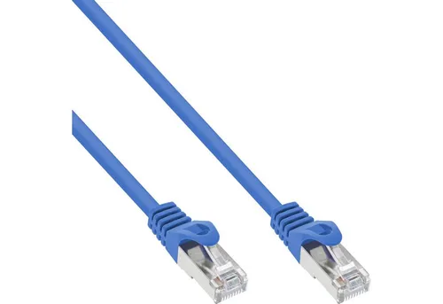 Inline InLine® Patchkabel, SF/UTP, Cat.5e, blau, 5m LAN-Kabel