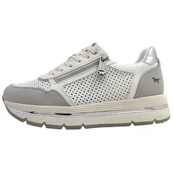 Mustang Shoes sportlicher Schnürer Schnürschuh weiß 42 EU