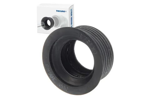 tecuro Ablaufrohr Siphon-Gummimanschette für Abflussrohr HT-Rohr verschiedene Größen, Ø 32/40 mm