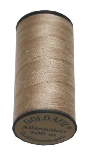  0,02€/m) Nähmaschinen Nähgarn Polyester 40/2 beige  200 m (1034