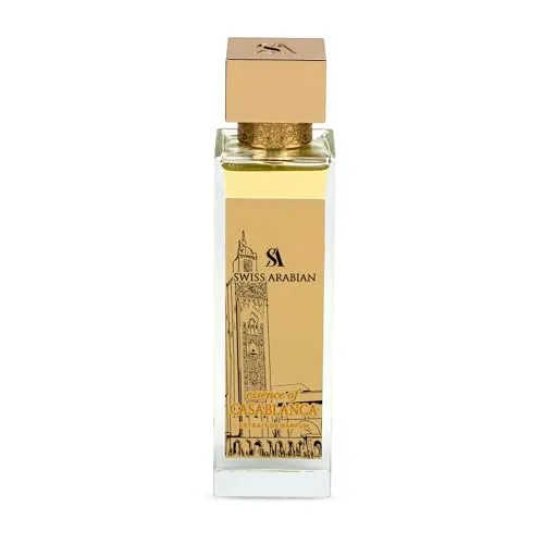 Swiss Arabian Essence Of Casablanca Extrait De Parfum Unisex 100 ML - Extrait de Parfum für Damen mit fruchtiger Süße von Äpfeln und reichhaltigem Patchouli – ein langanhaltender, eleganter Duft für jeden Anlass.