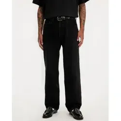 Levi's® Loose-fit-Jeans 568 STAY LOOSE schwarz mit Leinenanteil - Casual Jeans mit Leinenanteil für extra Komfort, pflegeleicht und ideal für lässige Outfits.