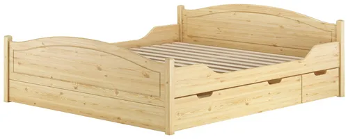 ERST-HOLZ Kieferholzbett 180x200 – Massiv und Elegant von Erst-Holz