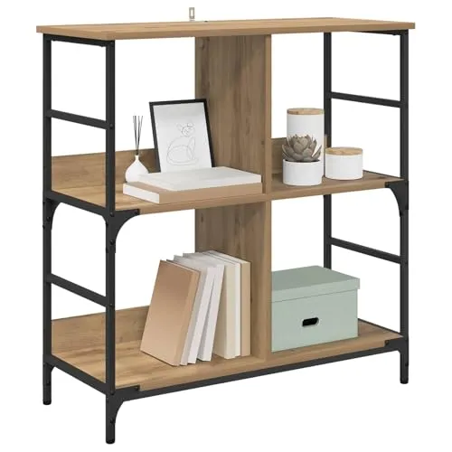 vidaXL Regal Artisan-Eiche 78,5 x 33 x 82 cm