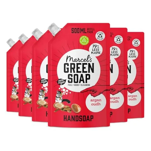 Marcel's Green Soap Handseife Nachfüllpack Argan & Oudh