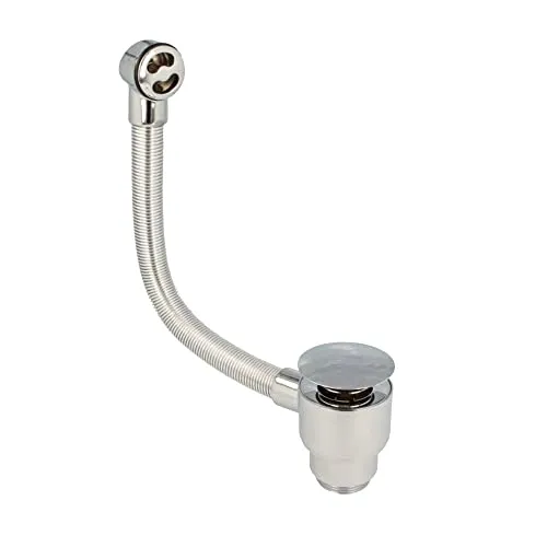 tecuro Ablaufgarnitur mit Pushfunktion für Waschtisch mit Überlauf