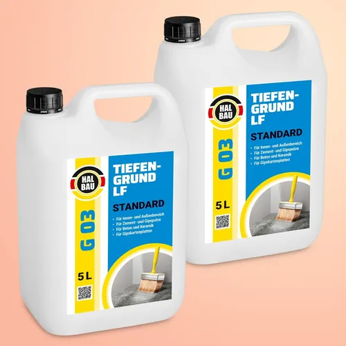 Tiefengrund 10L Tiefgrund LF Voranstrich Farben Putz Tapeten Gips Primer G03