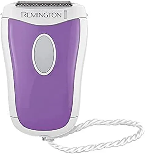 Remington Damenrasierer Compact smooth&silky WSF4810, angewinkelter Scherkopf, Nass- und Trockenanwendungen, weiß/lila