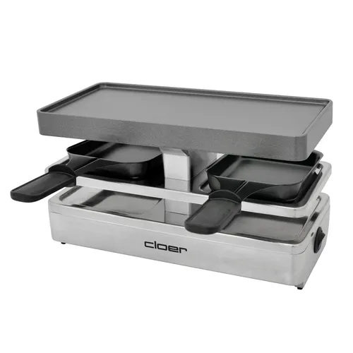 Cloer Mini Raclette mit 2 Pfännchen