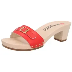 Produktbild Berkemann Damen Holz Pantolette mit Leder-Fußbett