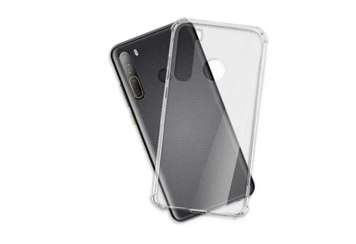 mtb more energy Smartphone-Hülle Clear Armor Case für HTC Desire 20 Pro, Transparente TPU Schutzhülle Case Backcover mit Anti-Shock Verstärkung