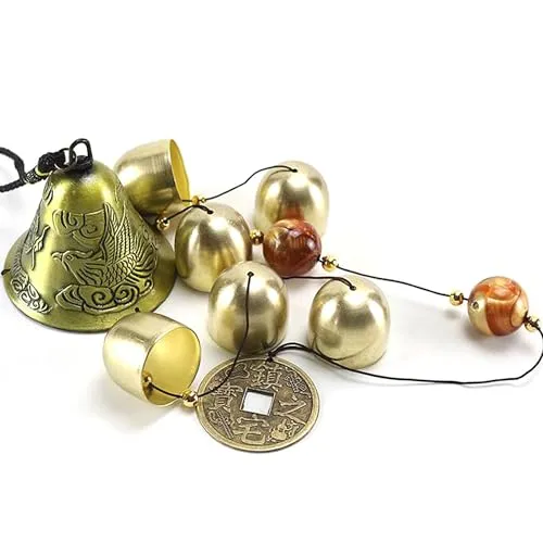 NyxSeat Metall-Windspiel, Modern, Metall, rotierendes Glockenspiel, perfekte Heimdekoration