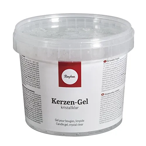 Rayher 3130200 Kerzen-Gel, Becher á 750 g = ca. 850 ml von Rayher