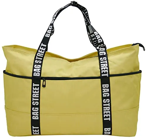 BAG STREET INTERNATIONAL Shopper XXL Damen Freizeittasche in gelb von J JONES JENNIFER JONES