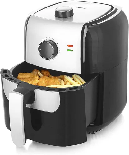 XXL-Heißluft-Fritteuse Emerio AF-123543 – Low Fat 5,5 Liter - Fritteusen – Genießen Sie knusprige Speisen mit nur wenig Fett! Die smarte Air-Fryer mit Cool-Touch-Gehäuse und herausnehmbarem, spülmaschinenfestem Korb.