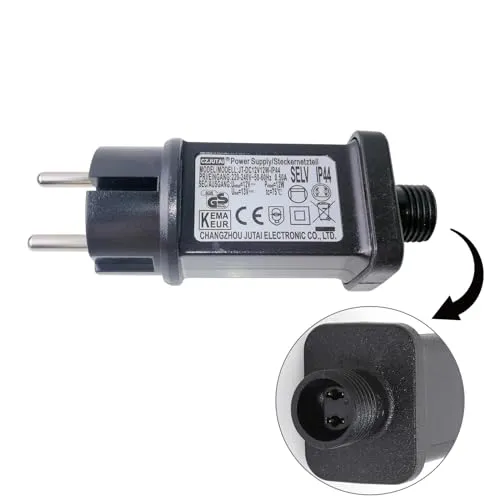 V 12 W LED-Transformator CZJUTAI IP44 für Weihnachtsbeleuchtung