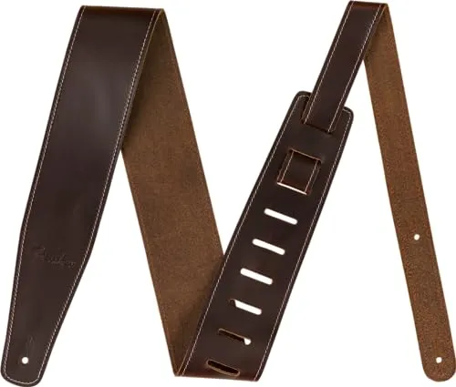 Fender Broken-In Leather Strap, Brown 2.5