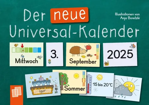 Der neue Universal-Kalender 2025 von Verlag an der Ruhr GmbH