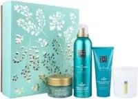 Rituals The Ritual of Karma Geschenkeset - Medium - Geschenkbox für positive Energie, enthält Duschschaum, Körperpeeling und Körpercreme für ein harmonisches Selbstpflege-Ritual.
