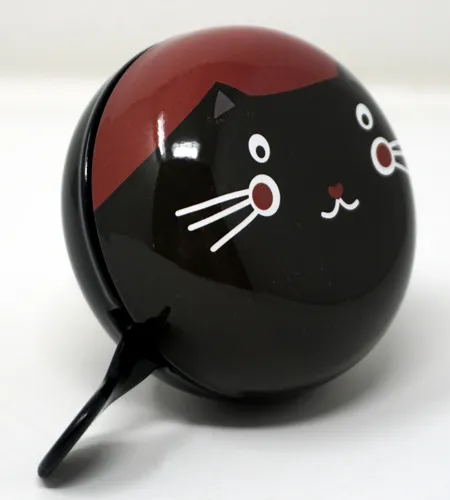 E-Bike Fahrradglocke Ding Dong Katze Karter Cat 2-Klang Ø 80 mm Fahrrad Klingel