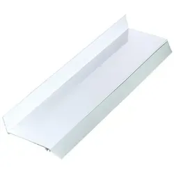 Wandanschlußprofil Alu 120 mm 2050 mm, preßblank inkl. Dichtung